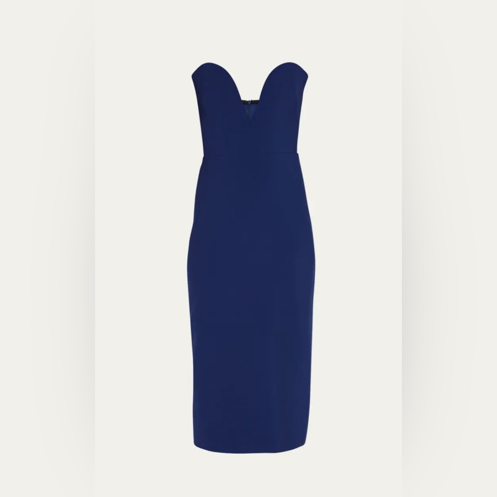 NWT Veronica Beard Colebrook Strapless Sweetheart Midi Dress